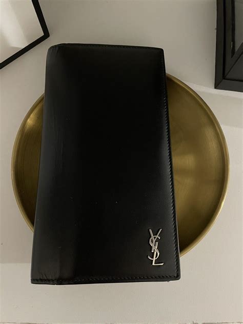 ysl textured-leather continental wallet|CASSANDRE continental wallet in grain de poudre .